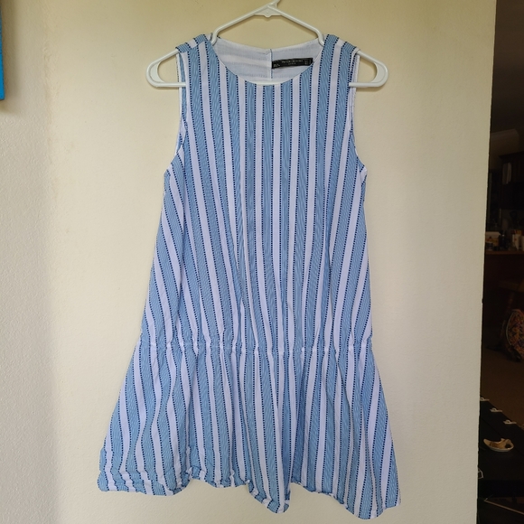 ☆Zara Trafaluc collection blue and white tunic☆ - Picture 6 of 6